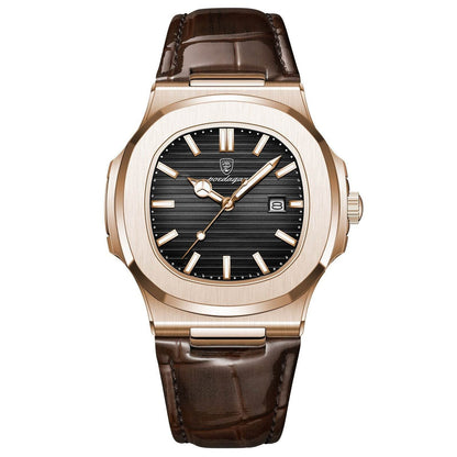 Buycenter Men's Waterproof Luminous Quartz Watch - Sleek Alloy Design - Buy Center
