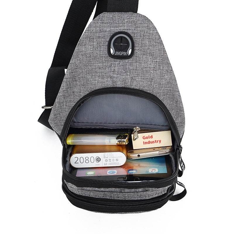 Casual Youth Messenger Bag - Durable Oxford Cloth, Trendy Korean Style - Buy Center