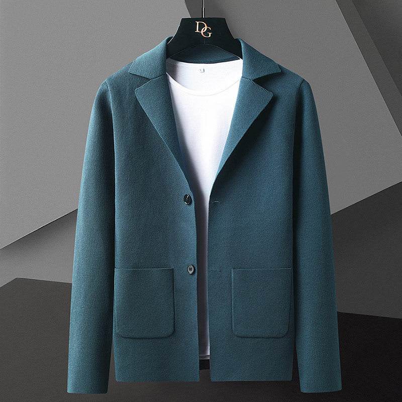 Buycenter Men's Slim Fit Knitted Cardigan - Stylish Long Sleeve Coat 2025 - Buy Center
