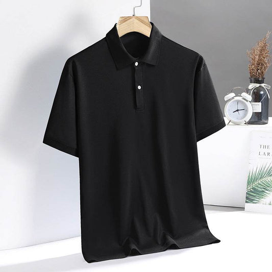 Buycenter Dad's Business Casual Lapel Half Sleeve Shirt - Summer Trendy - Buy Center
