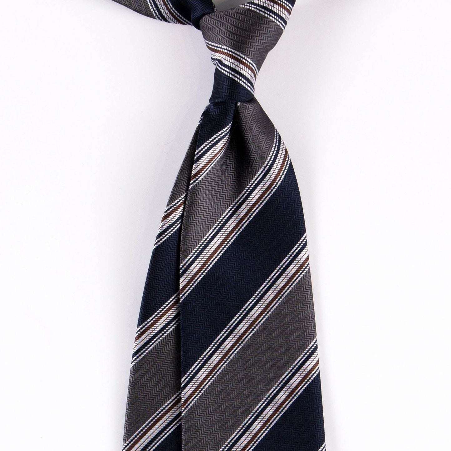 Men's Casual Twill Tie - Stylish Striped Design for Versatile Wear - Buy Center
