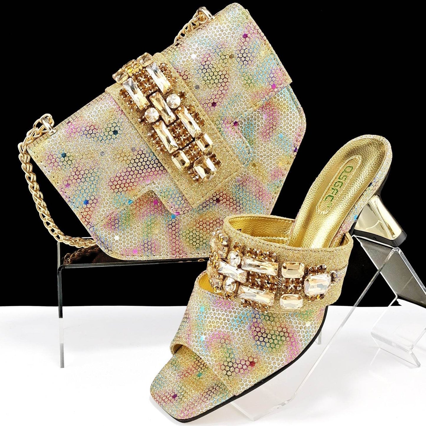 Women's Camouflage High Heel Slippers & Bag Set - Stylish & Casual 2025 - Buy Center