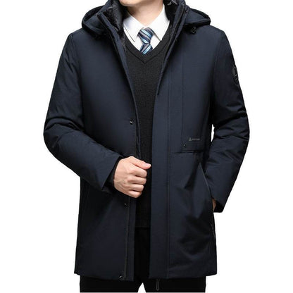 Men's Thickened Plus Size Jacket - Warm Cotton Coat for Stylish Winter 2025 - Buy Center