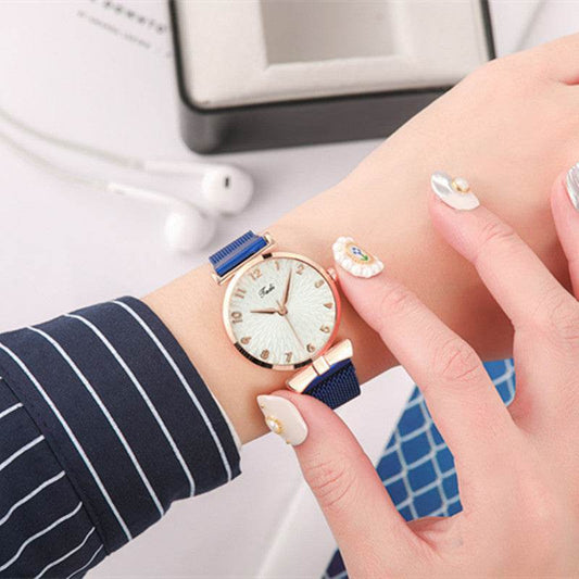Buy Center Women’s Casual Gift Set - Stylish Quartz Watch & Bracelet - Buy Center