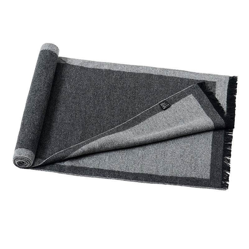 Men's Fashion Simple Brushed Warm Scarf - Premium Stylish Accessory 2025 - Buy Center