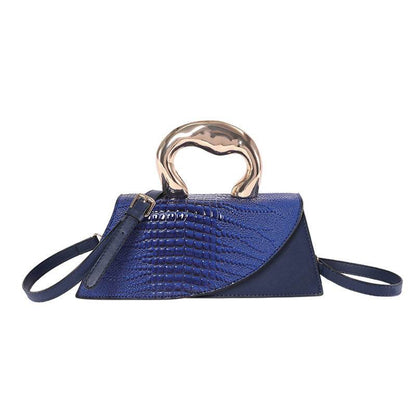 Retro Crocodile Pattern Messenger Bag - Premium Stylish Shoulder Bag - Buy Center