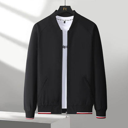 Buycenter Men's Casual Business Baseball Uniform - Trendy One-Piece Trench Coat - Buy Center