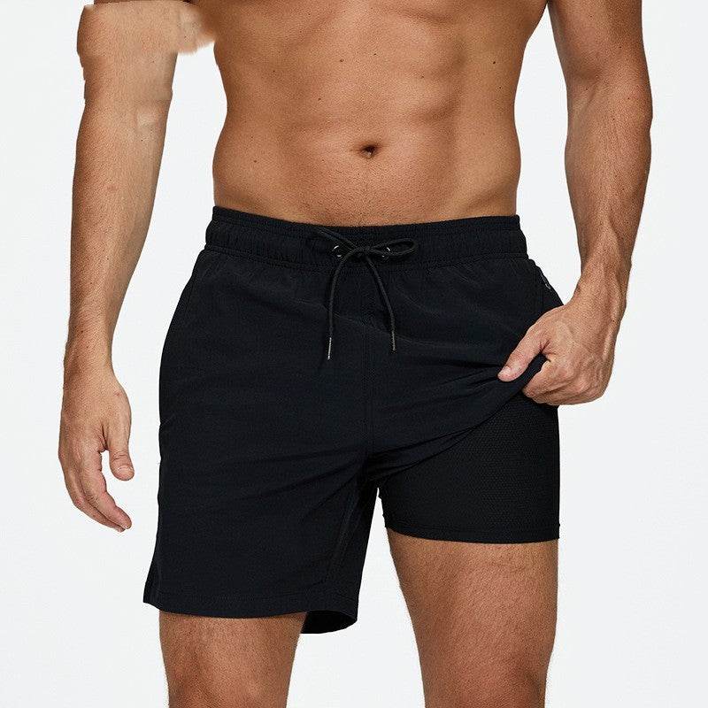 Men's Quick-Drying Beach Pants - Stylish Double-Layer Swim Trunks 2025 - Buy Center