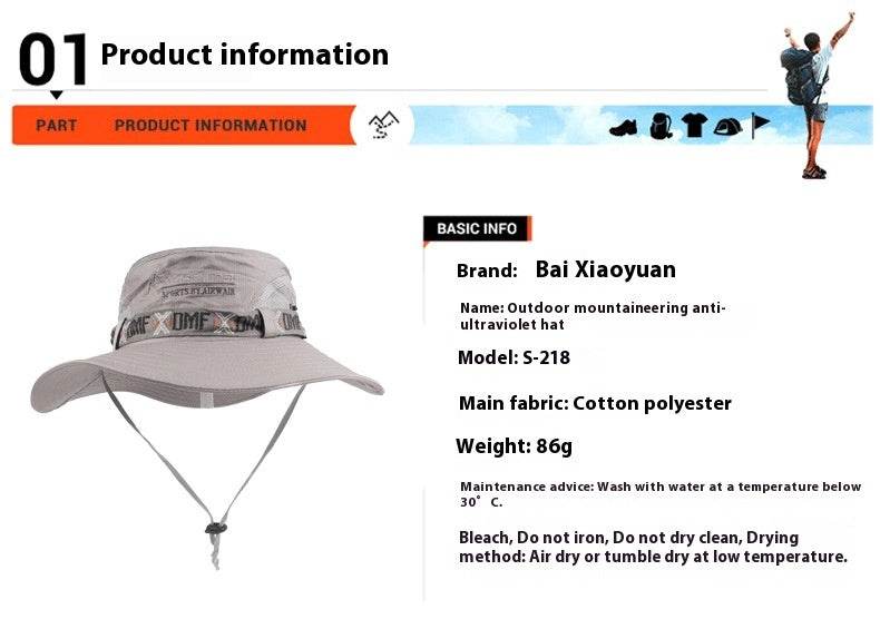 Men's Cotton Outdoor Sunshade Bomber Hat - Waterproof & Windproof Style - Buy Center