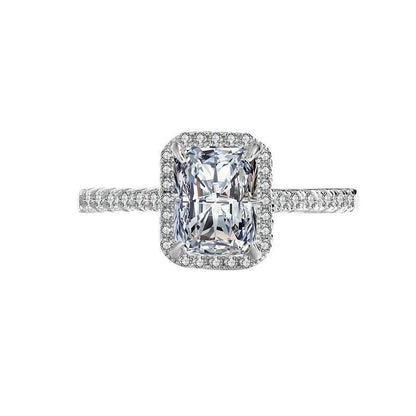 Women's Sterling Silver Moissanite Ring - Elegant Fairy Design for 2025 - Buy Center
