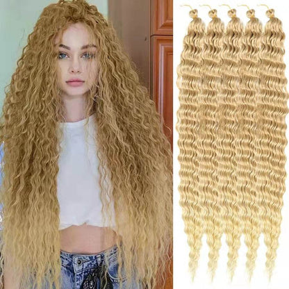 32-Inch European & American Chemical Fiber Wigs - Lightweight & Stylish - Buy Center