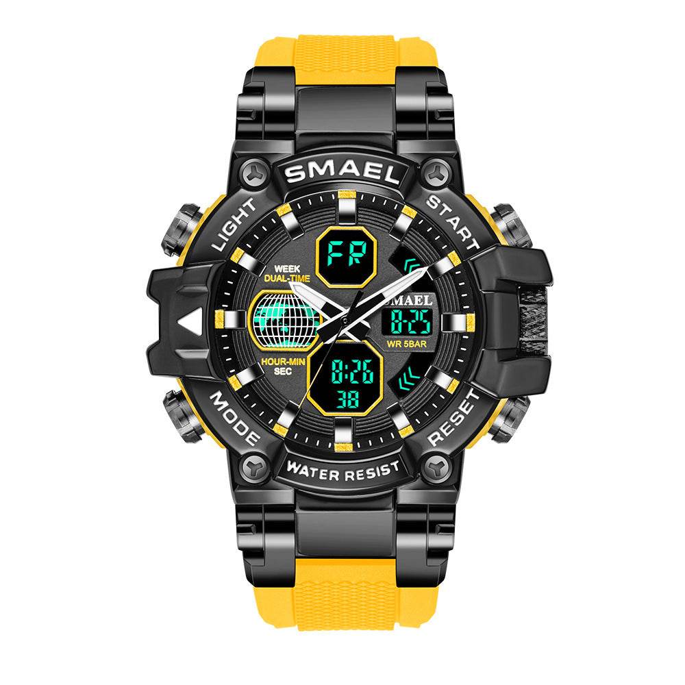 Buycenter Men's Waterproof Fitness Watch - 50M, 49MM Stylish Dial - Buy Center