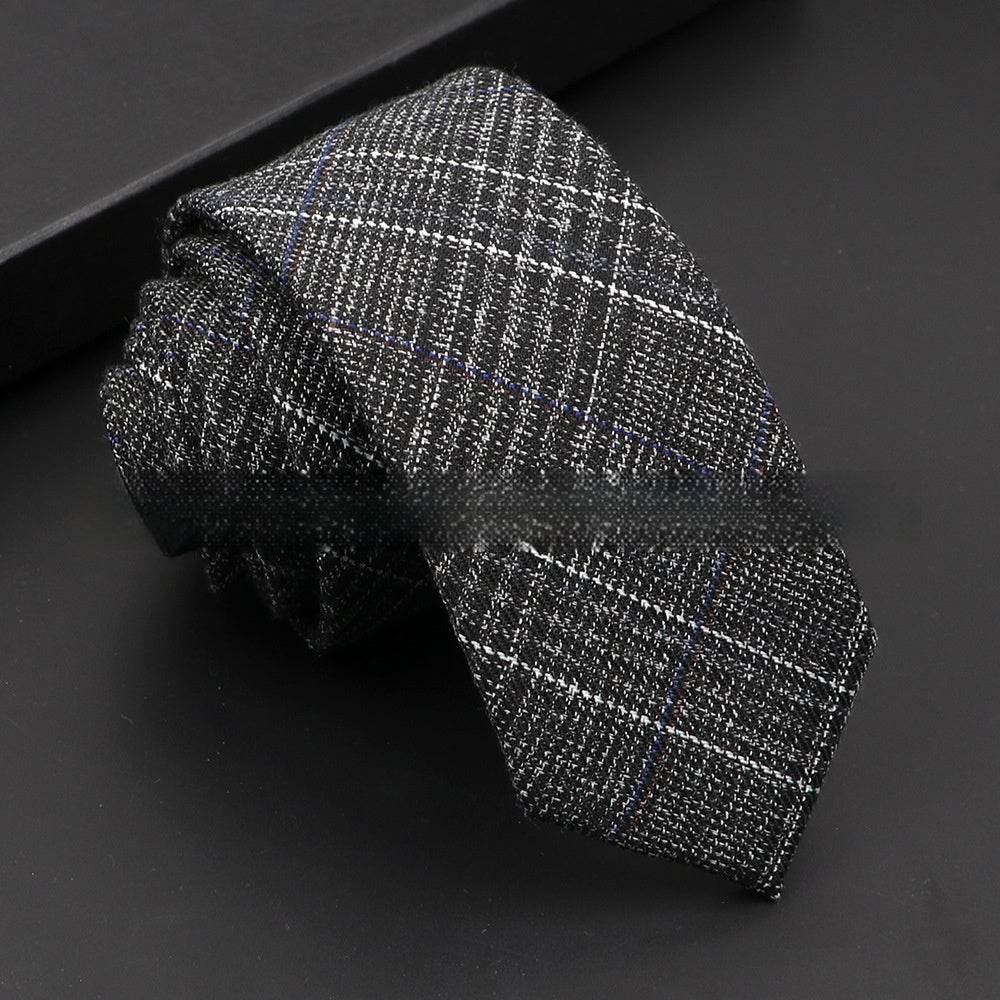 Korean Artificial Woolen Necktie for Men - Casual & Formal Accessory 2025 - Buy Center