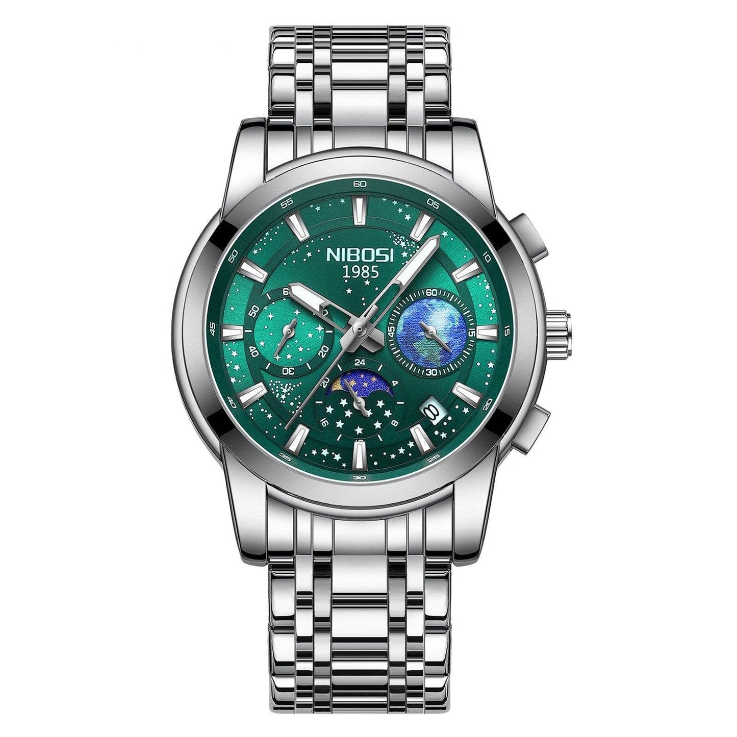 Buycenter Men's Steel Quartz Watch - Casual & Business Style, Multiple Colors - Buy Center