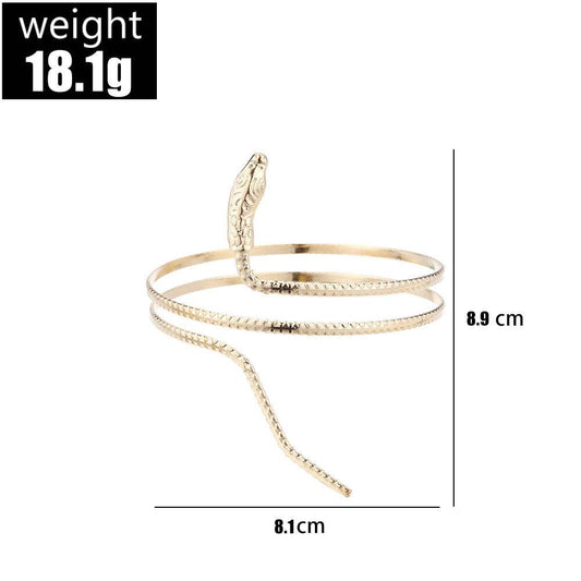 Buycenter Double-layer Snake Armband Bracelet - Trendy Body Jewelry - Buy Center