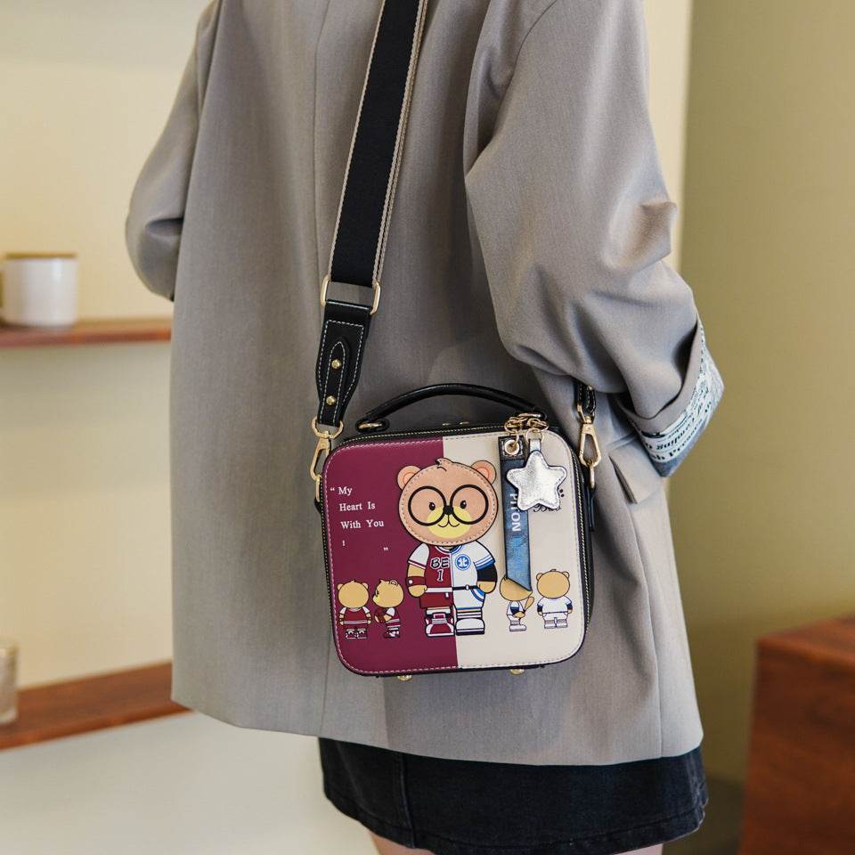 Buycenter Cartoon Teddy Bear Hand-held Clutch - Urban Simplicity Style - Buy Center