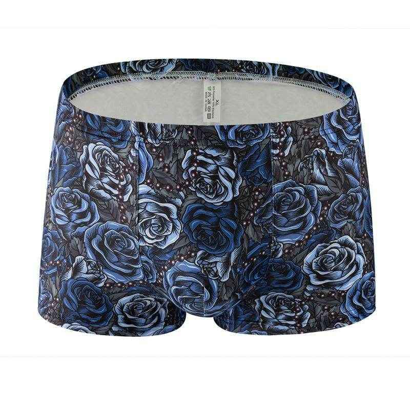 Multi-Color Rose Boxers - Premium Milk Silk, Comfortable & Breathable