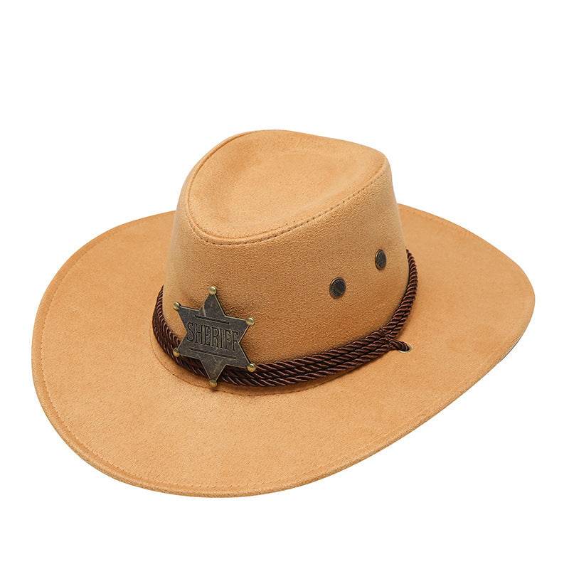 American Trend Cowboy Hat - Three Ropes, Sun Protection & Breathable Design - Buy Center