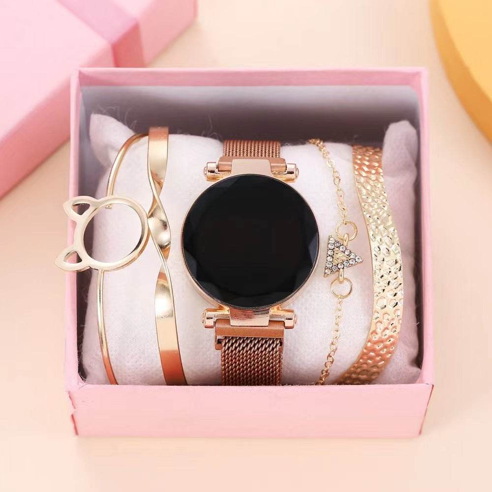 Buy Center Women's Casual Two-Piece Watch & Bracelet - Stylish Accessory - Buy Center