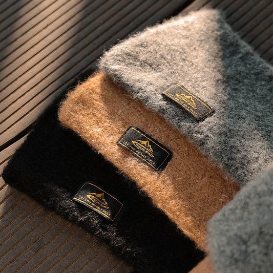 Men's Casual Padded Warm Scarf - Trendy Camel Outdoor Accessory - Buy Center