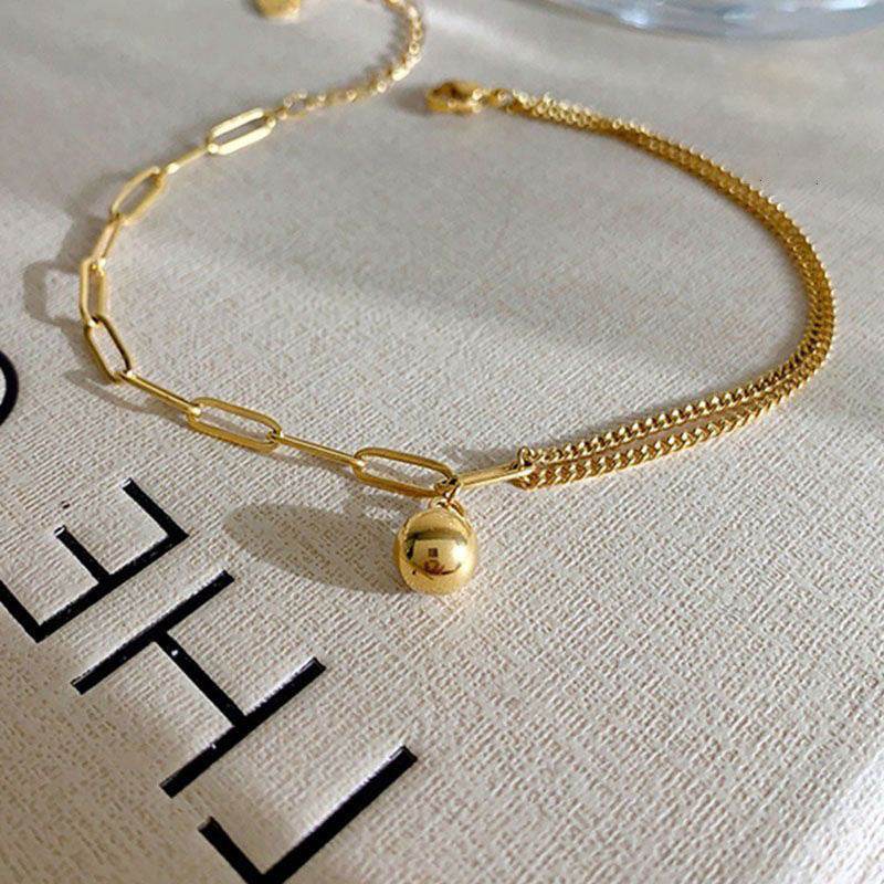 Buy Center Small Golden Balls Titanium Steel Anklet for Women - Buy Center
