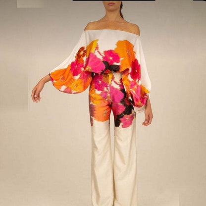 Buycenter Women's Loose Batwing Sleeve Jumpsuit - Stylish Casual Set - Buy Center