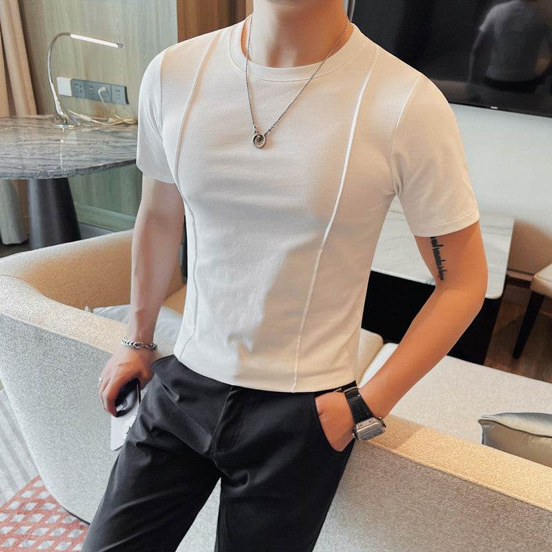 Buycenter Men's Slim Fit Short Sleeve T-Shirt - Solid Colors Available - Buy Center