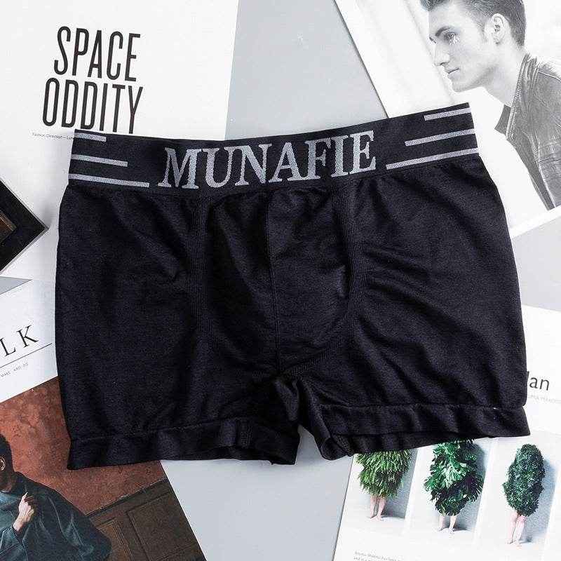New Monogram Boxer Shorts for Men - Ice Silk Lightweight Comfort