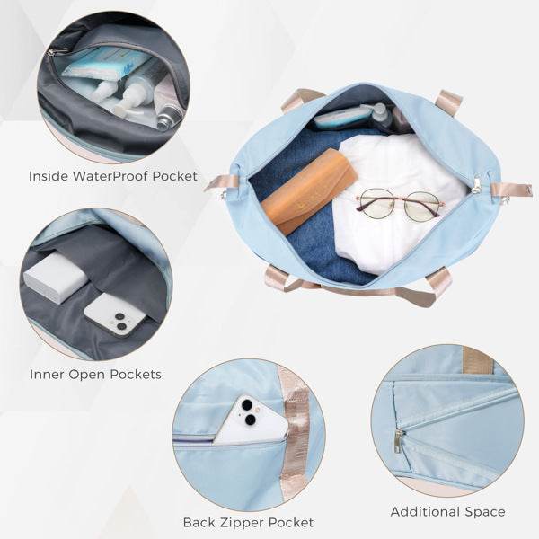 4-Piece Luggage Set with USB Port - Stylish, Expandable Travel Bags - Buy Center