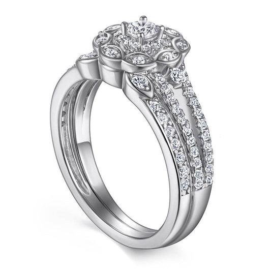 S925 Sterling Silver Women's Ring Set - Elegant Exaggerated Design for 2025 - Buy Center