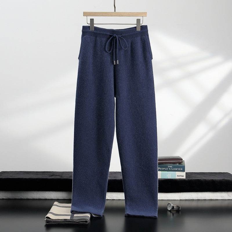 Cashmere Harem Pants for Men - Thickened Loose Fit in Assorted Colors - Buy Center