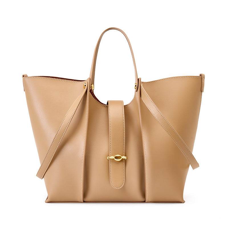 Stylish High-Grade Cowhide Totes - Large Capacity Evening Bag for Women - Buy Center