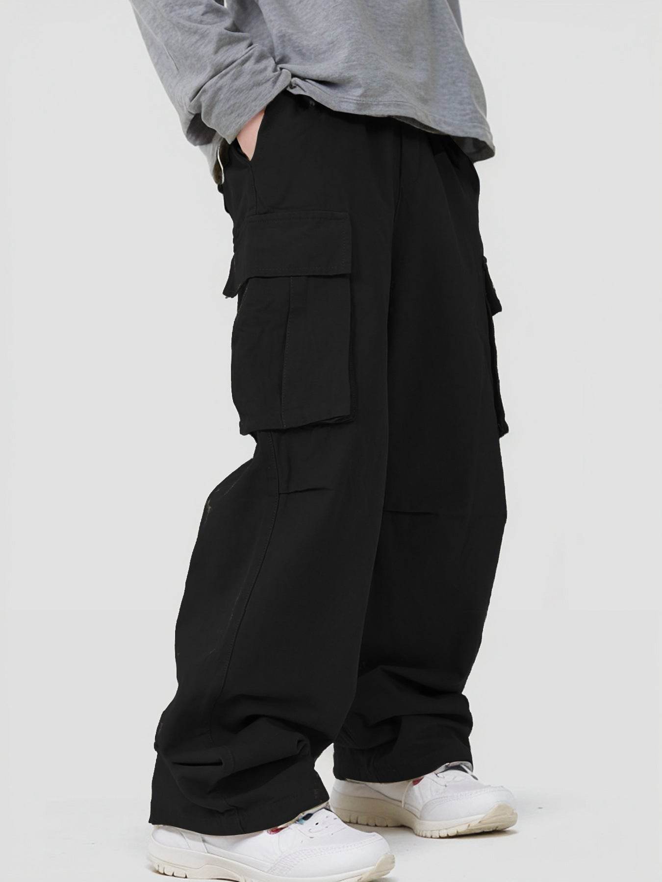 BuyCenter Three-Dimensional Pocket Overalls - Casual Lace-Up Pants 2025 - Buy Center
