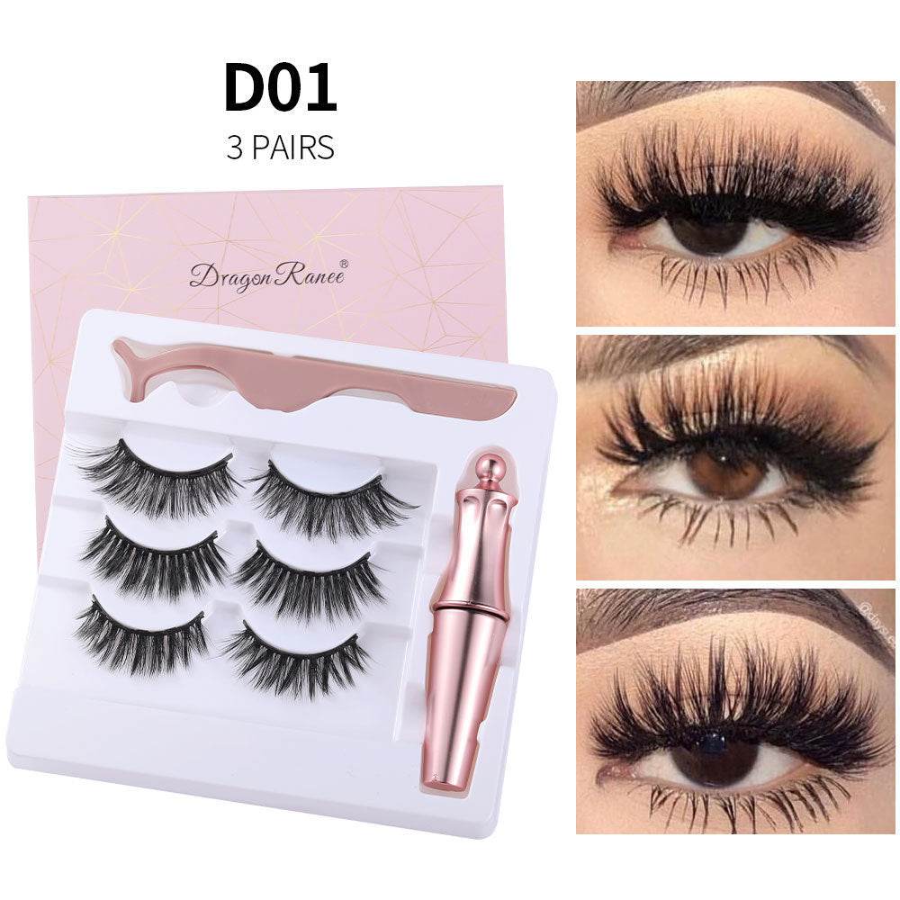 Natural Magnetic Eyeliner & False Eyelashes Set - Easy, No Glue Application - Buy Center
