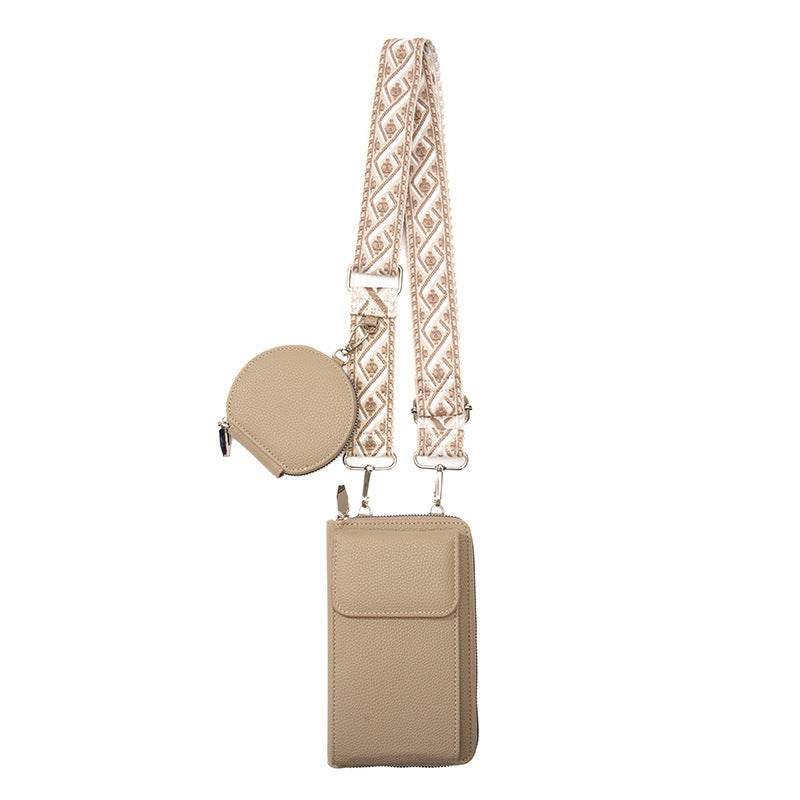 Stylish Women's Messenger Bag - Trendy PU One Shoulder Phone & Coin Purse - Buy Center