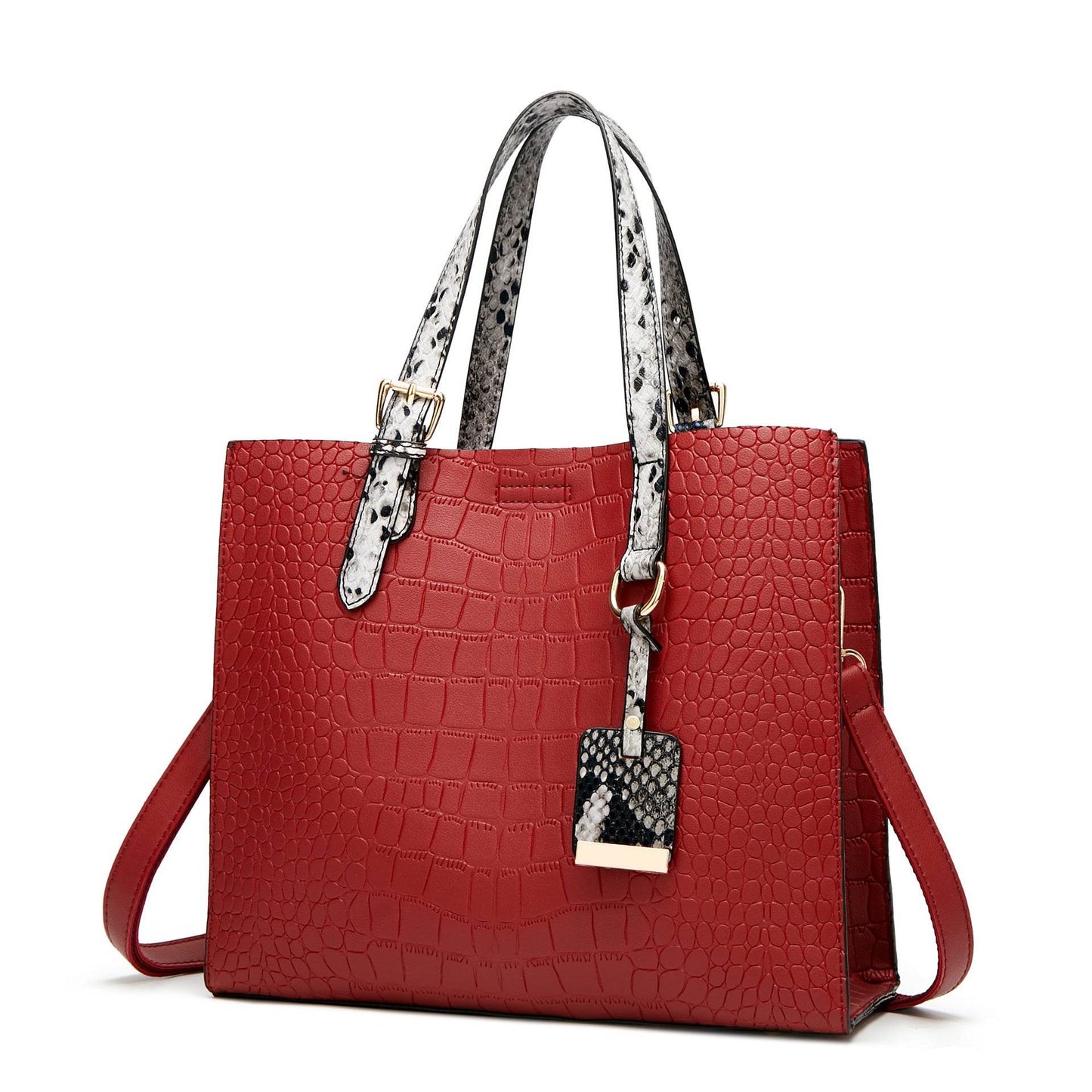 Versatile Korean Handbag - Retro PU Tote Bag with Zipper Closure - Buy Center