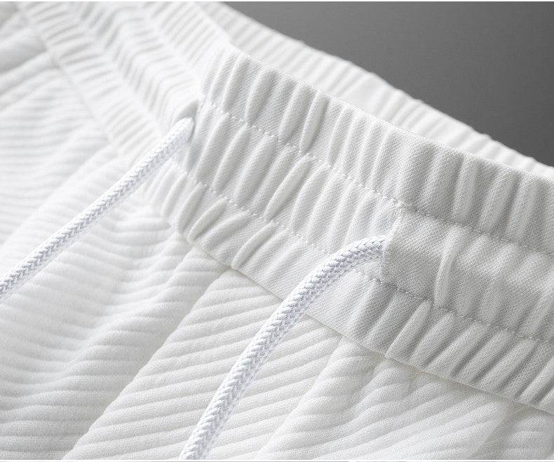 Twill Stretch White Harem Pants for Men - Stylish 2XL-4XL Fashion - Buy Center