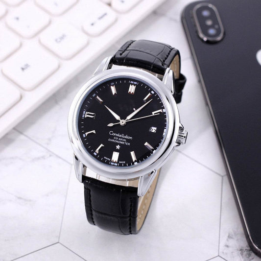 Buy Center Stainless Steel Mechanical Skeleton Watch - 40.5mm Dial Size - Buy Center