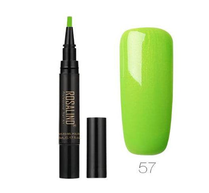 5ml Solid Color Nail Art Pen - Easy Application in 58 Vibrant Shades - Buy Center