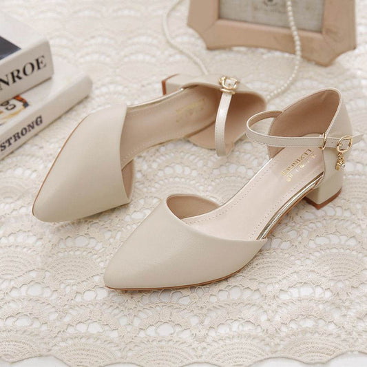 Buycenter Women's Closed Toe Work Shoes - Stylish Korean Pumps - Buy Center