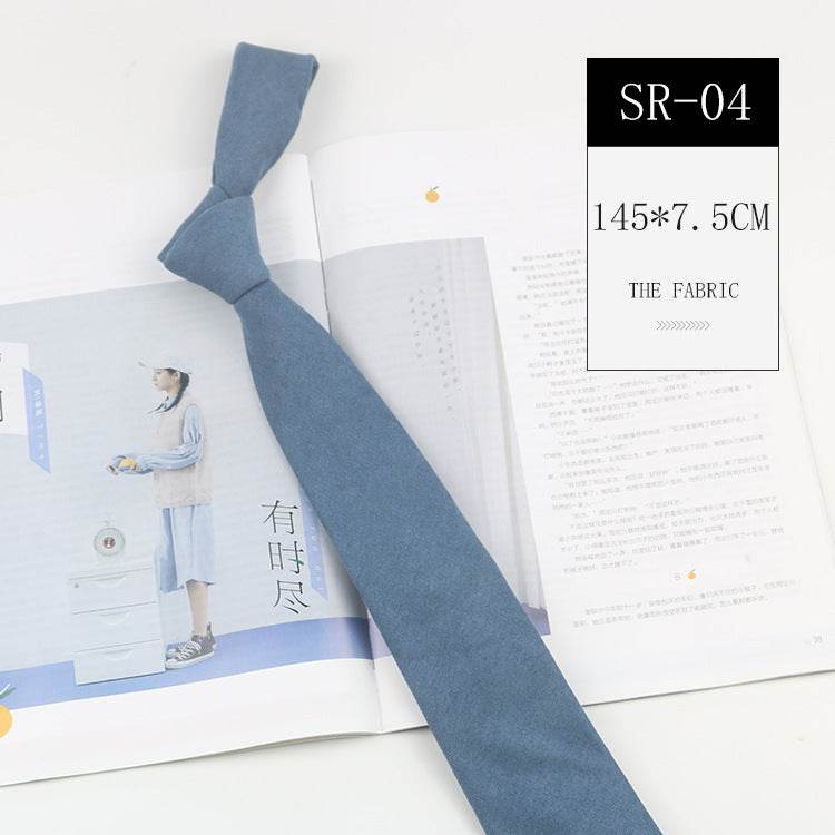 Korean Style Unisex Suede Bow Tie - Trendy Casual Accessory 2025 - Buy Center