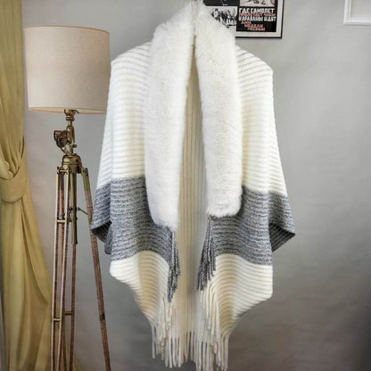 Fashion Personalized Knitted Cardigan Coat - Luxurious Warm Cashmere Wrap - Buy Center
