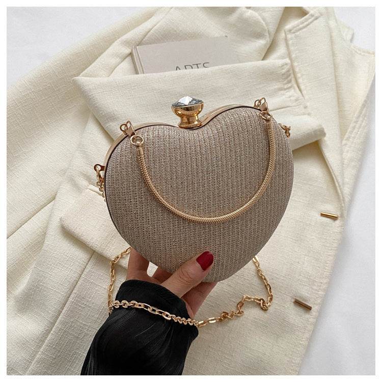 Love Chain Crossbody Handbag - Stylish Sequin Design for Valentine’s Day - Buy Center