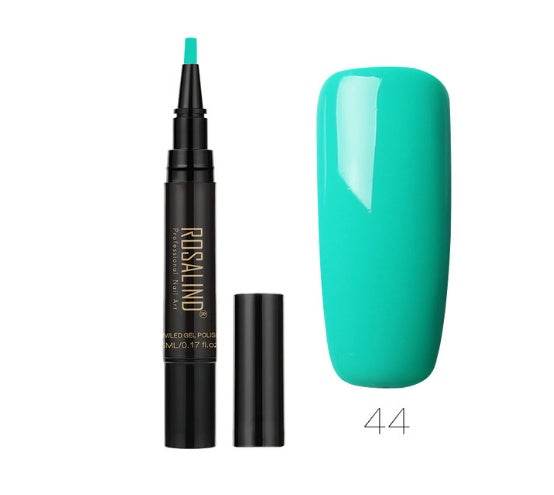 5ml Solid Color Nail Art Pen - Easy Application in 58 Vibrant Shades - Buy Center