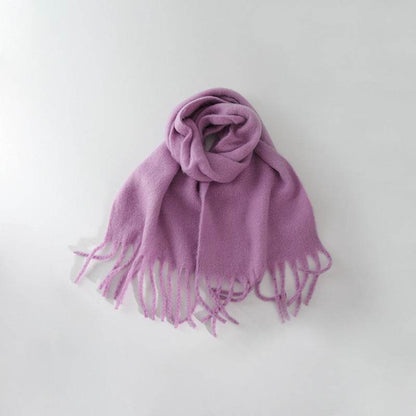 All-Match Cashmere-Like Tassel Scarf for Women - Warm & Stylish Accessories - Buy Center
