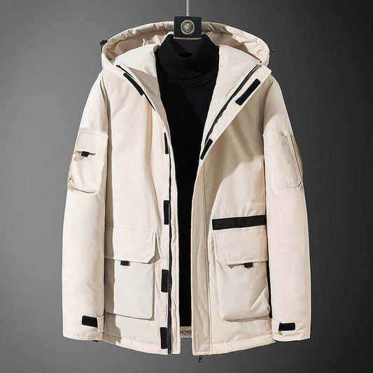 Stylish Outdoor Coat - Durable Down Jacket for Students, Sizes S-3XL - Buy Center