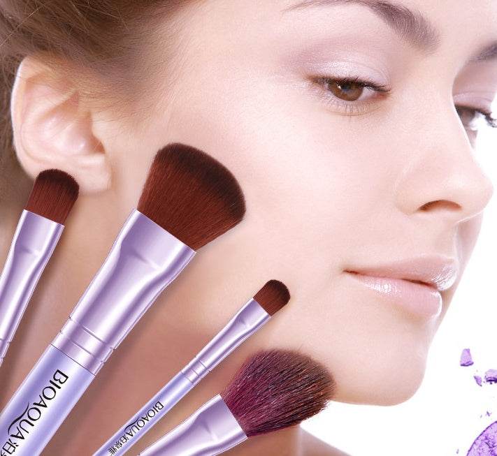 BIOAQUA 7-Piece Makeup Brushes Set - Soft Synthetic Hair for Flawless Finish - Buy Center