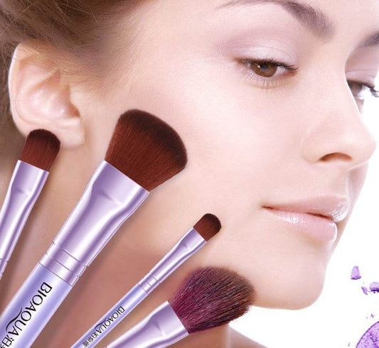 BIOAQUA 7-Piece Makeup Brushes Set - Soft Synthetic Hair for Flawless Finish - Buy Center