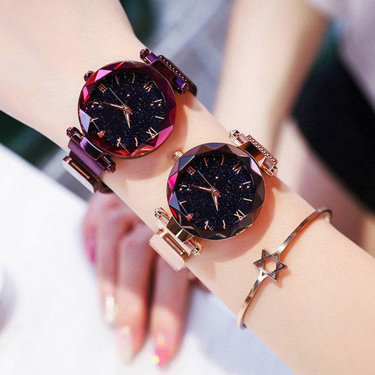 BuyCenter Ladies' Elegant Casual Watch - Adjustable Magnetic Strap, Luminous Dial - Buy Center