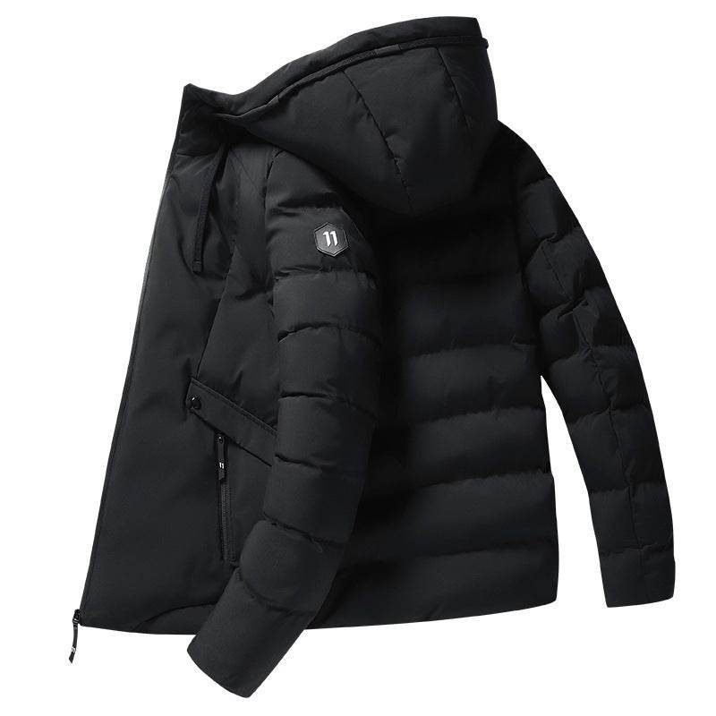 Solid Color Men's Cotton Coat - Stylish Cardigan for Casual Leisure - Buy Center